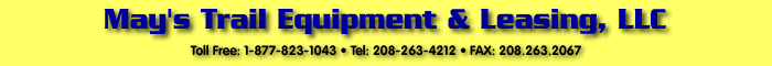 May's Trail Equipment & Leasing 877-823-1043